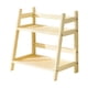 thumbnail image 2 of Rack de doble capa para sobremesa - Organizador de madera para oficina, cocina y dormitorio - 27x28,5x18cm en negro, marrón, verde, beige, gris, 2 of 6