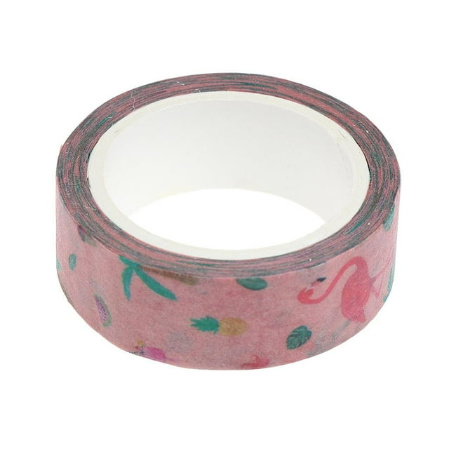 adhesiva decorativa Washi, cinta adhesiva de 15 mm para álbum de recortes , manualidades, pintura, envoltura 4 shamjiam Cinta adhesiva decorativa
