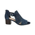 thumbnail image 2 of Bella Vita Womens Illiana Leather Perforated Block Heel, 2 of 3