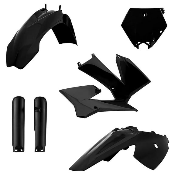Acerbis Full Plastic Kit Black for KTM 85 XC 2008-2009