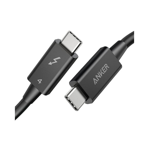 Anker Thunderbolt 4 Cable 2.3 ft, Supports 8K Display / 40 Gbps Data Transfer / 100W Charging USB C to USB C Cable,