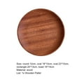 thumbnail image 4 of Shenmeida Wood Dish, Wooden Serving Tray, Natural Platter for Fruit Bread Salad Appetizer Display and Jewelry Key Organzier, 4 of 7