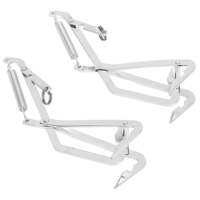Grabber Reacher Tool, Easy To Carry Seafood Grabbing Tools Stainless Steel Material Easy To Use Easy To Operate Long Service Life for Crabs Double Hook,Single Hook