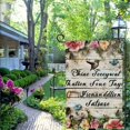 thumbnail image 4 of PHYHOO Hummingbird Memorial Garden Flag Double Sided Outside, Memorial Day Gravesite Saying Spring Yard Outdoor Decoration White, 4 of 6