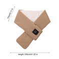 thumbnail image 3 of EGNMCR Smart Electric Heating Heating Scarf Female USB Charging Warm Heating Winter Neck Protector Sheath Bib a neckerchief, 3 of 5