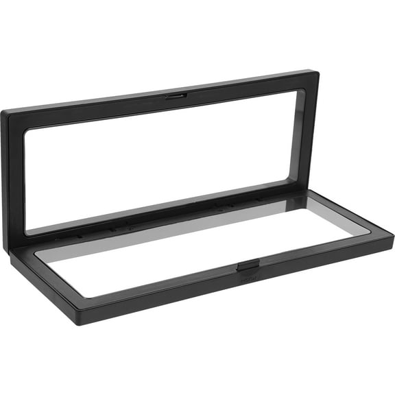 Topbathy 1Pcs Black Display Frame Case Enclose Items for Jewelry and Memorabilia Home Use