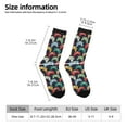 thumbnail image 2 of KLL Retro Video Game Print Cool Socks Men's Women's Crew Socks Funny Crazy Novelty Stockings, 2 of 6