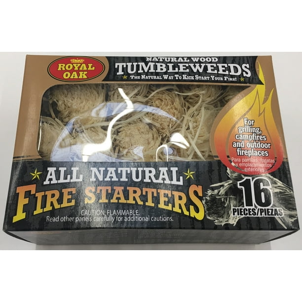 Royal Oak Tumbleweed Firestarter, All Natural Charcoal Starter, 16