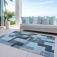 thumbnail image 6 of Addison Rugs Chantille Indoor/Outdoor Transitional Geometric Sky Washable Rectangle Rug, 2'6" x 3'10", 6 of 6