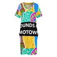 thumbnail image 4 of Sonidos de Motown Vestido suelto con bolsillos Vestido de mujer Vestido Verano 2025 Mujeres Fiesta Vestidos elegantes de mujer Venta, 4 of 7