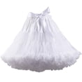 thumbnail image 1 of Enagua de gasa con cintura elástica para mujer, falda de tul con tutú hinchado, falda interior de princesa para baile de Ballet, 1 of 6