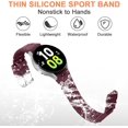 thumbnail image 4 of KOMI Bands for Samsung Galaxy Watch 6 40mm 44mm, Galaxy Watch 6 Classic 47mm Band, No Gap Soft Silicone Smart Watch Bands for Women Men 8Pack, 4 of 6