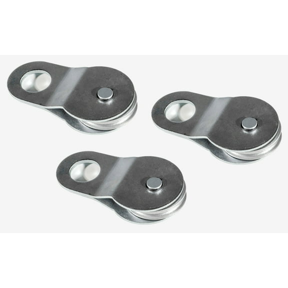 (3) 18000lbs 8TON Nickel Recovery Winch Pulley Snatch Block off road ATV UTV SUV