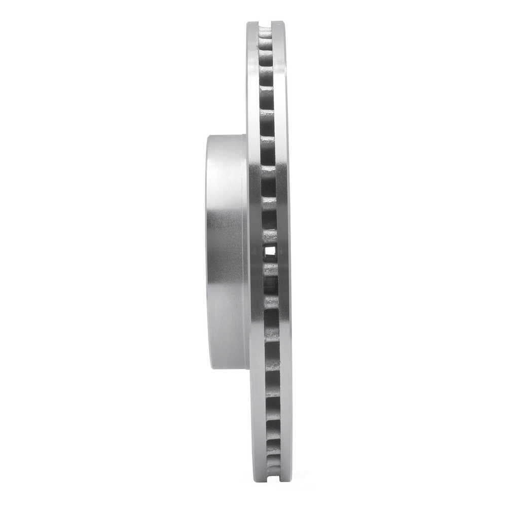 Dynamic Friction Company 631-76081L DFC Brake Rotor - Drilled And Slotted - Silver