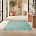 thumbnail image 4 of Nourison Versatile Indoor/Outdoor Aqua/Teal 5' x 7' Area Rug, (5x7), 4 of 11