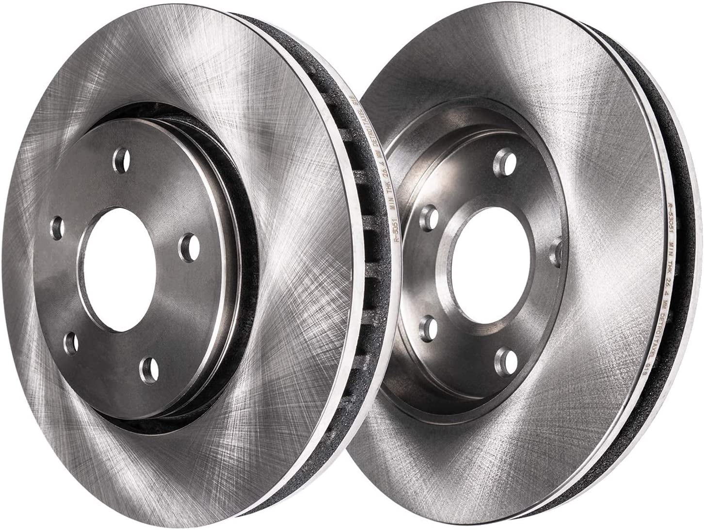Detroit Axle - Front and Rear Disc Brake Rotors Replacement for 2004 2005 2006 2007 2008 2009-2017 Nissan Quest - 4pc Set