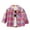 Hot Pink, variant on WOYY Toddler Boys Cotton Plaid Shirt Long Sleeve Button Down Shirt Children's Casual Tops