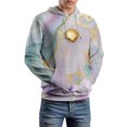 thumbnail image 5 of Golden Marble Art Print 3d Sweatshirts Hoodie Fashion Casual Personality Men's Women Street Hoodie Pullovers Long Sleeve Comfortable Top, 5 of 6