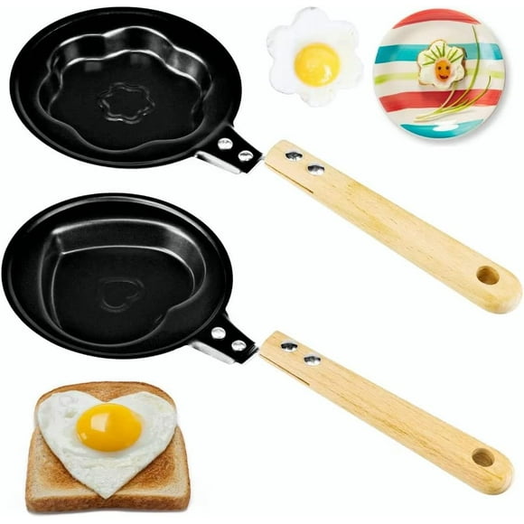 2 handle omelette pan, 12cm small omelette pan