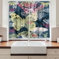 thumbnail image 2 of Ambesonne Abstract Kitchen Curtains, Spring Natural Wildlife, 55"x39", Multicolor, 2 of 3
