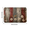 thumbnail image 3 of Farmhouse Floral Kitchen Rug Soft Flannel Entryway Living Room Cottage Style Floor Mat Washable Durable Natural Throw Blanket Was Blanket Floor Rug for Bedroom Fall Blankets And Throws Pumpkin Throw, 3 of 3