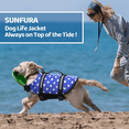 thumbnail image 5 of Dog Life Jacket, Adjustable Doggie Life Jacket Pet Life Preserver With High Buoyancy Dog Lifesaver, 5 of 5