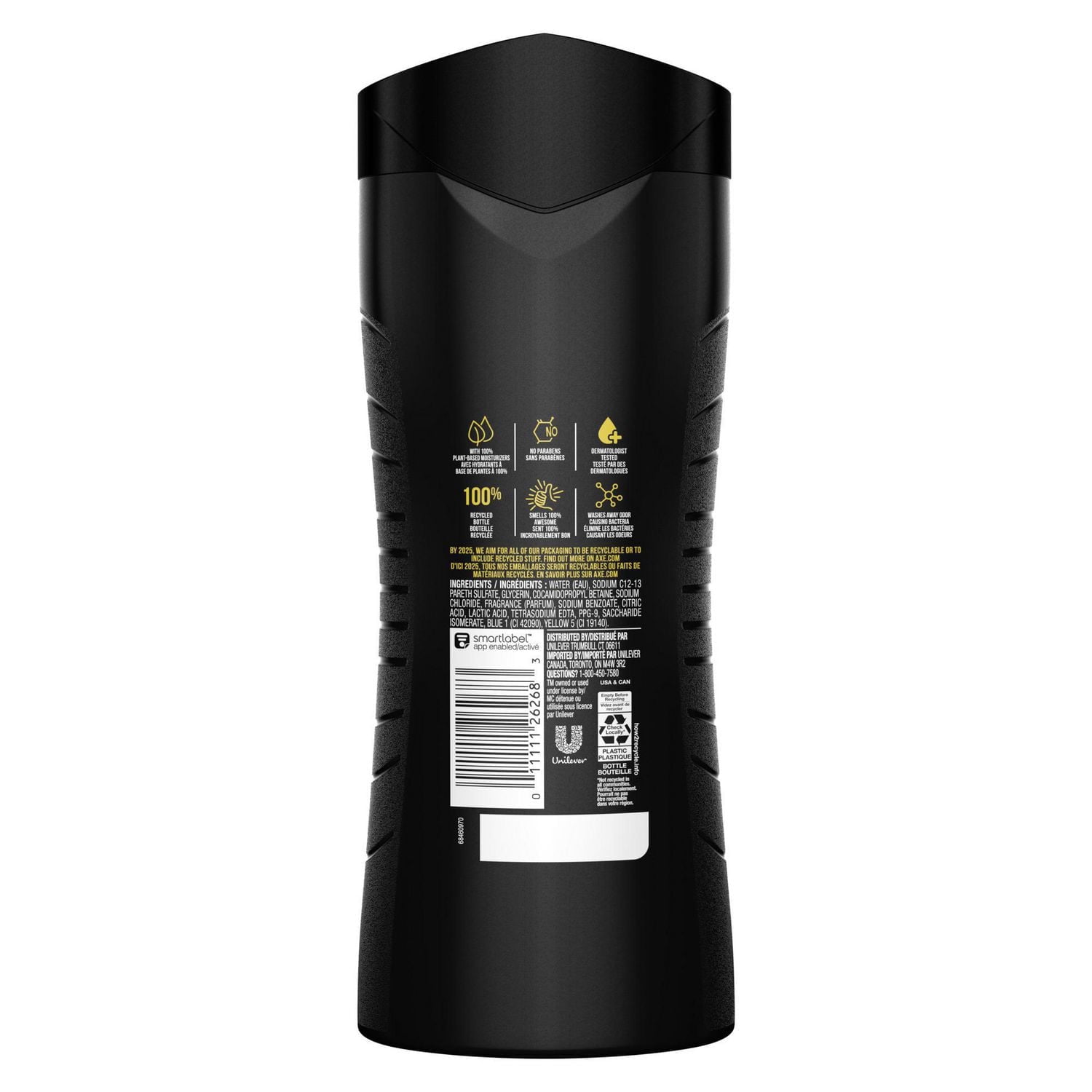 Axe Apollo Nettoyant Pour le Corps 473ML