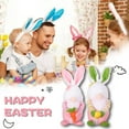 thumbnail image 4 of Fridja Easter Bunny Gnomes Plush Easter Cartoon Bunny Shape Cute Faceless Doll Candy Jar Decoration Ornaments, 4 of 4