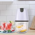 thumbnail image 3 of Electric Ice Crusher Shredding Machine Snow Cone Maker compatible Kitchen Purple_Perfect Gift, 3 of 4