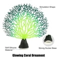 thumbnail image 4 of Unique Bargains Soft Silicone Aquarium Simulation Coral Fluorescence Floating Aquatic Artificial Plant Decoration Green, 4 of 6