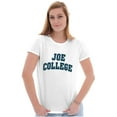 thumbnail image 3 of Joe College Student Drinking Party Womens Fitted Plus Size Graphic Tee Brisco Brands 2X, 3 of 5