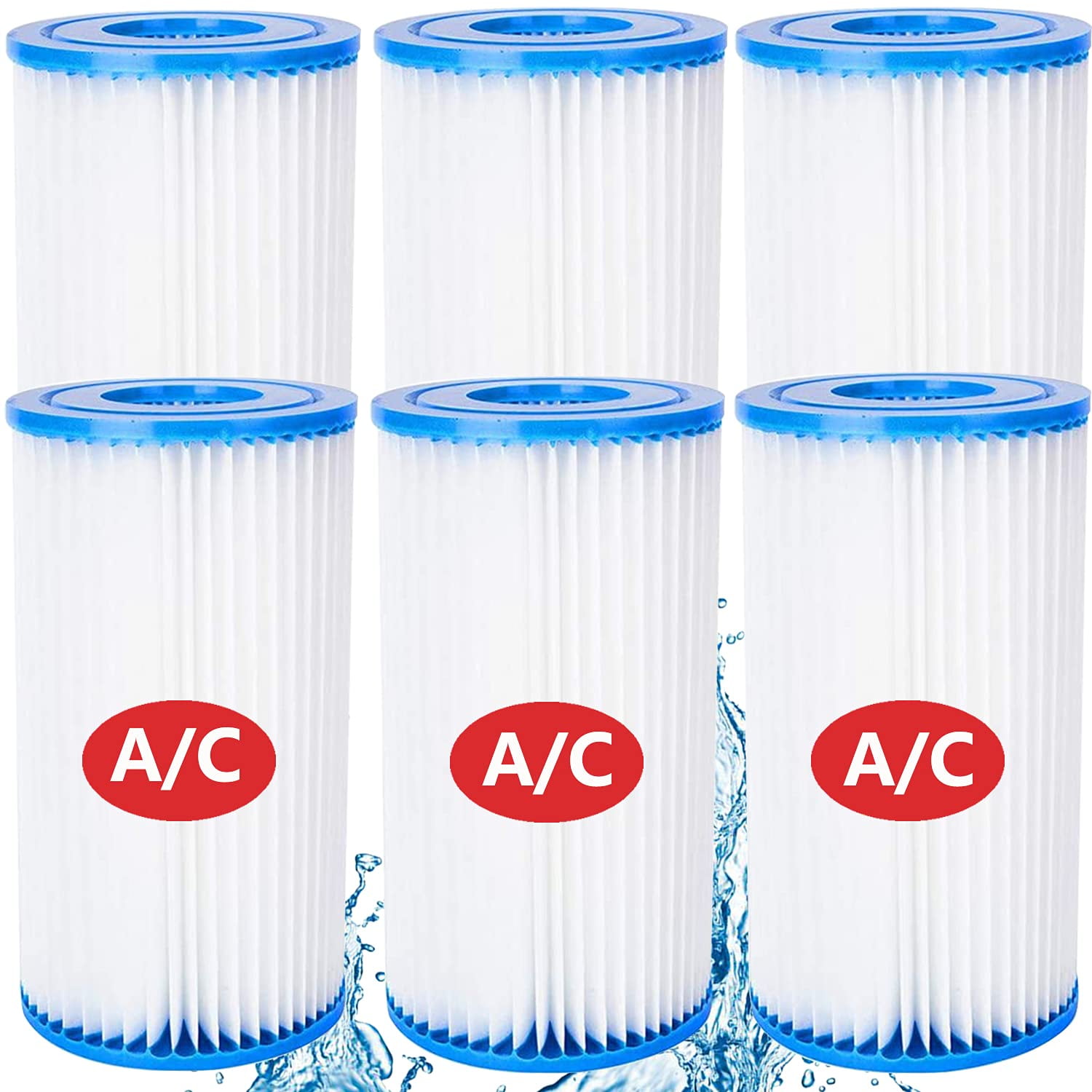 1x Summer Waves Escapes D Pool Filter Cartridge 3.8" X 4.2" RX600 For Typ-D NEW 