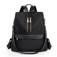 thumbnail image 1 of Mochila escolar de diseño para mujer, bolso de hombro informal de nailon, monedero negro, 2023 Fivean unisex, 1 of 2
