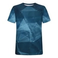 thumbnail image 5 of Azrian Shirts for Men Short Sleeve,New Fashion Casual Men's T-shirt Print Sports T-shirt Sleeve Round-Neck Blouses &, 5 of 5