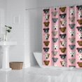 thumbnail image 2 of Pit Bull Terrier Shower Curtain 72"x84" ,Bathroom Decorative Shower Curtains Set with 12 Hooks,Modern Waterproof Washable Shower Curtain, 2 of 6