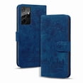 thumbnail image 4 of Dteck for Samsung Galaxy S21 Ultra Wallet Case, Floral Cat Embossed Leather Wallet Stand Flip Protective Case Cover with Card Holder,Blue, 4 of 5