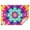 Colorful Rainbow Tie-1, variant on Rainbow Tie Dye Mandala Pattern Rectangle Tablecloth 60"x84",Waterproof Polyester Rectangle Table Cloth, Wipeable Spillproof Polyester Tablecloth for Dining, Camping, Indoor and Outdoor
