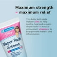 thumbnail image 3 of De La Cruz Baby Diaper Rash Cream - Maximum Strength 40% Zinc Oxide, Paraben Free & Fragrance Free - 3.4 Oz, 3 of 11