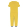 thumbnail image 6 of Plus Size Women's Two Piece Pajama Sets, Lightweight Breathable Relaxed Cut, V-Neck Short Sleeve Top Matches Capri Length Pants, Comfortable Pajama Party Lounge | TruHer,Yellow 4XL, 6 of 8
