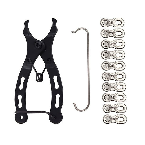 Eigraketly Juego de alicates para quitar eslabones de cadena maestra de bicicleta de carretera, hebillas para bicicletas, herramienta de eliminación de Artesanía 12 velocidades Eigraketly TO009094-05B