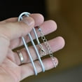 thumbnail image 3 of simhoa 10x Colorful Clasp Cord Necklace Chains For DIY Jewelry Making GREY, 3 of 8
