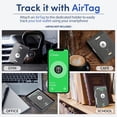 thumbnail image 3 of AirTag* Wallet Mens Wallet with  Clip Air Tag Wallet Card Holder RFID Blocking Bifold Gifts for Men, 3 of 7