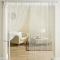 thumbnail image 6 of Gustave 39"x78" Glitter String Curtain Wall Panel Fringe Window Room Blind Divider Tassel Screen for Wedding Home Decoration "Red", 6 of 8