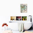 thumbnail image 6 of Stylish Coastal Beach Wall Art Rustic Bike & Flower Pictures Canvas Painting, Inspiring Bathroom, Bedroom, Living Room Decor, 12x16 inch, 6 of 7