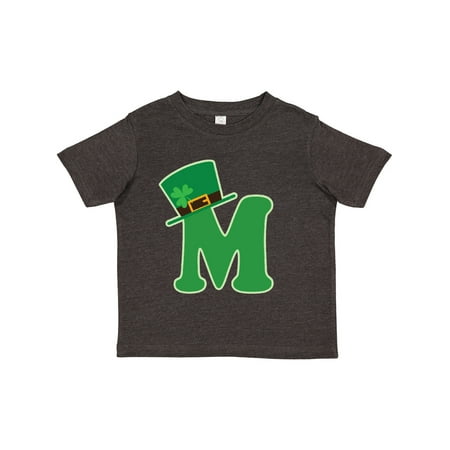 

Inktastic Irish St Patricks Day Letter M Monogram Gift Toddler Boy or Toddler Girl T-Shirt