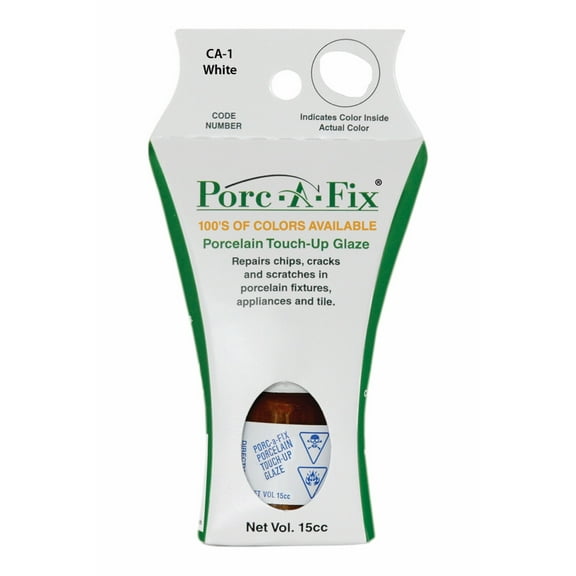Porc-a-Fix Touch Up Repair Glaze - Crane - White - CA-1