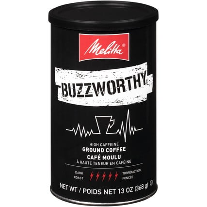 Melitta Ready Set - Melitta Buzzworthy High Caffeine Ground Coffee, 13 oz