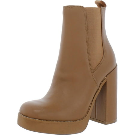 

Steve Madden Womens Triple Leather Square Toe Chelsea Boots