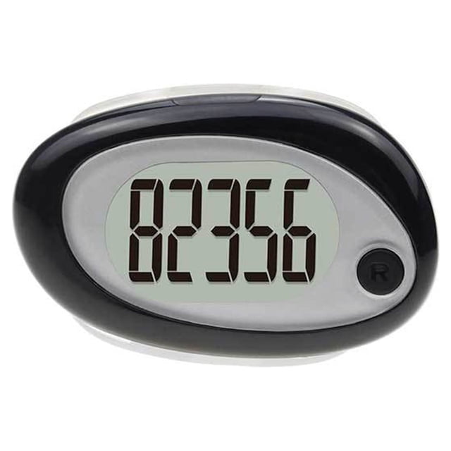 Podómetro con sensor 3D, dispositivo de conteo de pasos, podómetro con clip con clip trasero desmontable y rastreador de ejercicios con cordón