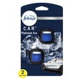 thumbnail image 1 of Ambientador para auto Febreze Platinum Ice con clip para ventilación, paquete de 2, 1 of 7